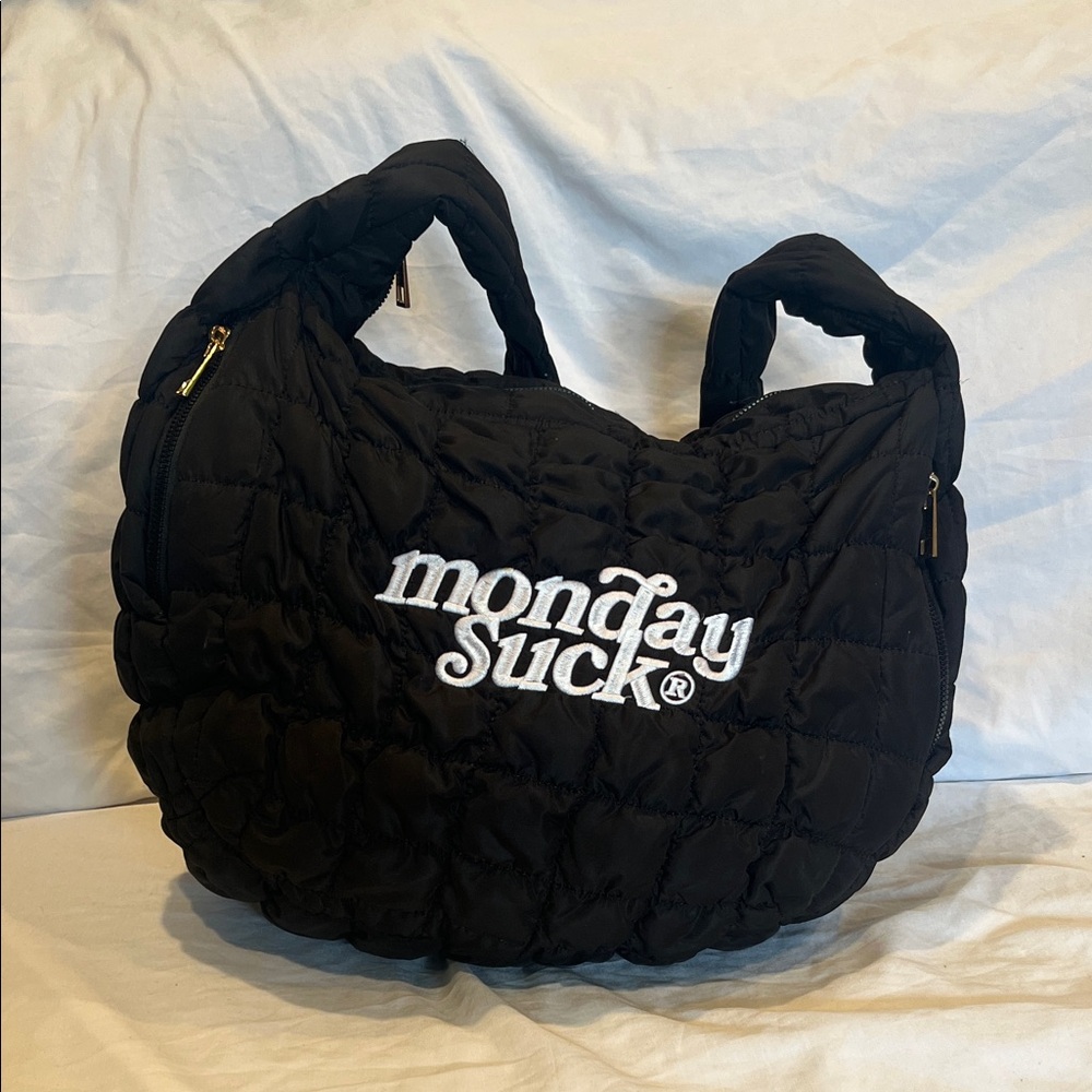 Black Quilted Bag